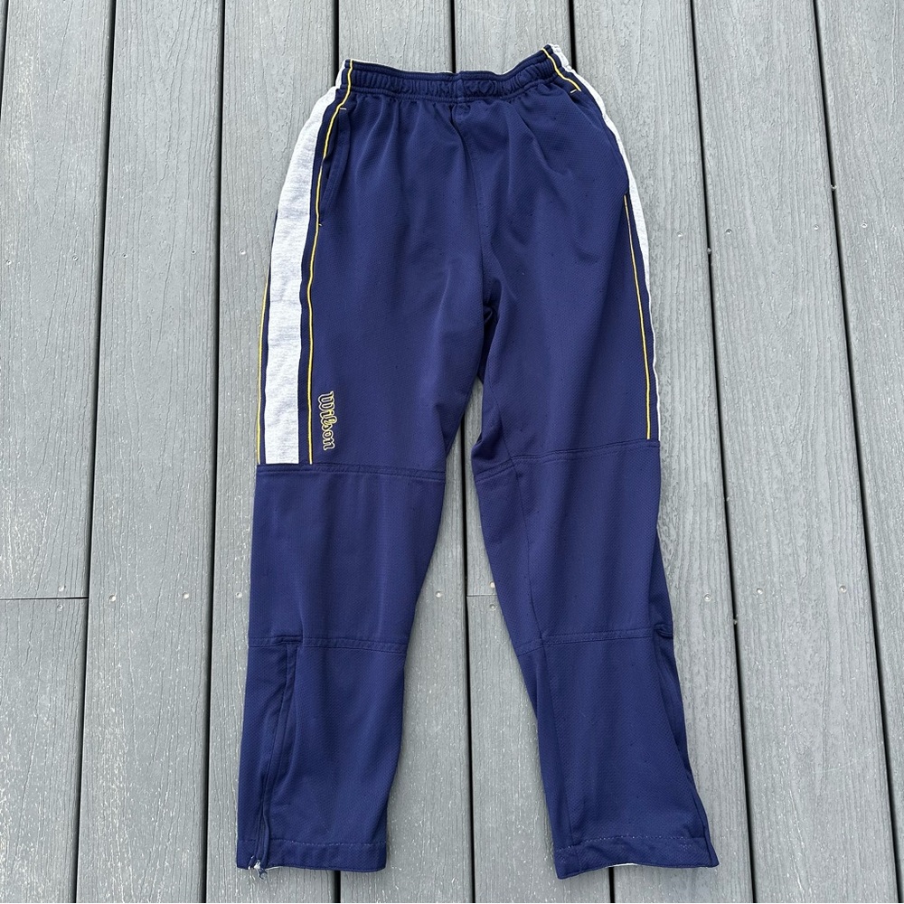 Wilson Blue reversible‎ Sweatpants with grey Stripe